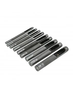Skylių pramušėjų rinkinys FASTER TOOLS 9 vnt