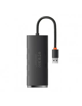 Å akotuvas BASEUS WKQX030001 (USB-A, 4 prievadai, USB3.0, 25cm)
